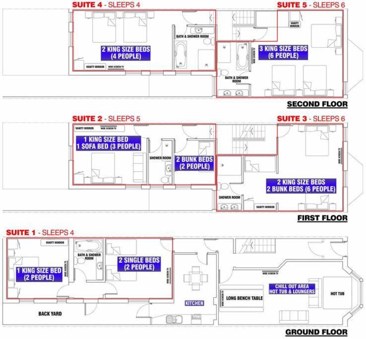 Saltrock Luxury Apartment Blackpool Zewnętrze zdjęcie